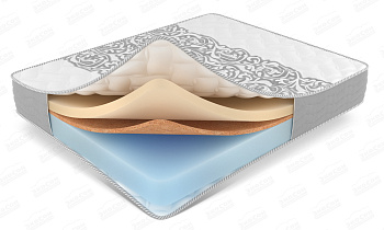 Беспружинный матрас Relax Mix с эффектом памяти и ортопедической поддержкой